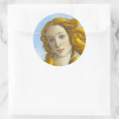 Sticker Rond Sandro Botticelli - Détail de la naissance de Vénu (Sac)