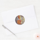 Sticker Rond Sangria et Soleil (Enveloppe)