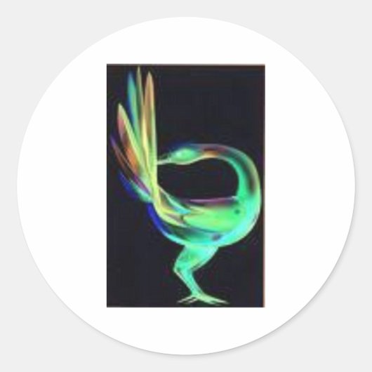 Sticker Rond Sankofa (Devant)