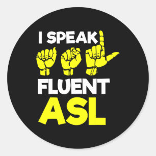 Sticker Rond Sans Audience - Sourd - Incapable D'Entendre - Sou