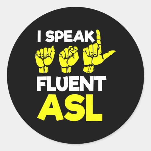 Sticker Rond Sans Audience - Sourd - Incapable D'Entendre - Sou (Devant)