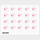 Sticker Rond Sans cancer (Feuille)