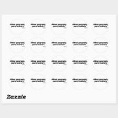 Sticker Rond Sans cote Géographie (Feuille)