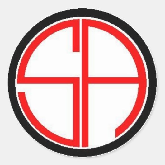 Sticker Rond Sans Crosshairs (Devant)