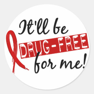 Sticker Rond Sans drogue pour moi 2