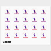 STICKER ROND SANS GLUTEN (Feuille)