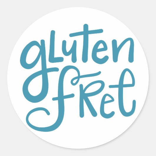 Sticker Rond Sans gluten (Devant)