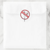 Sticker Rond Sans gluten/blé ! (Sac)