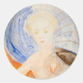 Sticker Rond Sans titre, 1934 par Hilma af Klint (Devant)