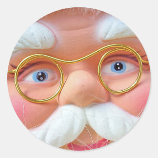Sticker Rond Santa Claus
