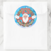 Sticker Rond Santa Claus (Sac)