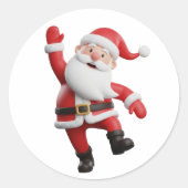 Sticker Rond Santa Claus (Devant)