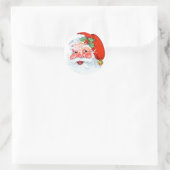 Sticker Rond Santa Claus (Sac)