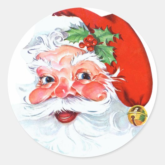 Sticker Rond Santa Claus (Devant)