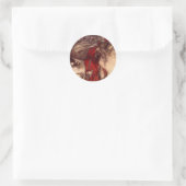 Sticker Rond Santa Claus Arthur Rackham (Sac)