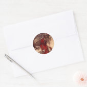 Sticker Rond Santa Claus Arthur Rackham (Enveloppe)