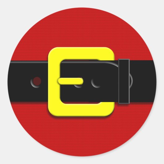 Sticker Rond Santa Claus Belt (Devant)