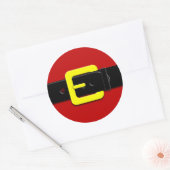 Sticker Rond Santa Claus Belt (Enveloppe)