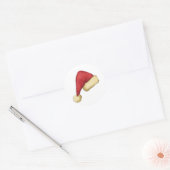 Sticker Rond Santa Hat (Enveloppe)