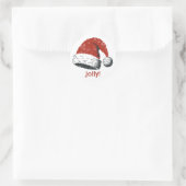 Sticker Rond Santa Hat Jolly (Sac)