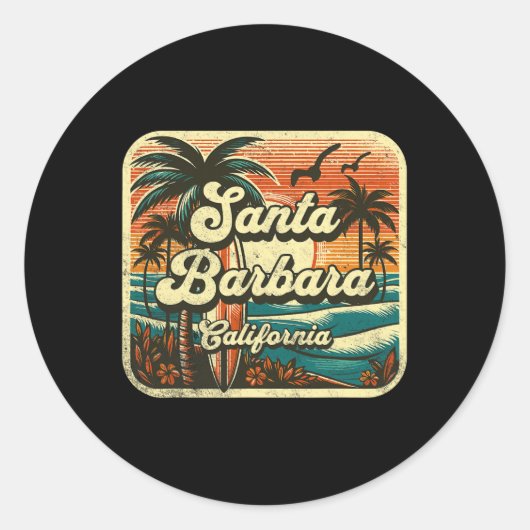 Sticker Rond Santa Rra _4 (Devant)