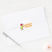 Sticker Rond Santas Chick (Enveloppe)
