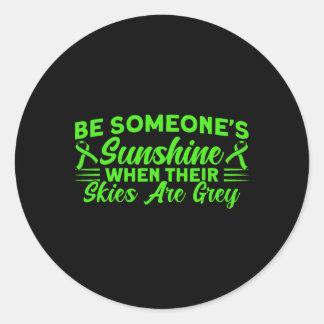 Sticker Rond Santé mentale Être le soleil de quelqu'un Santé me