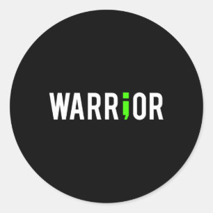 Sticker Rond Santé Mentale Semi-Colon Guerrier Cadeau De Concep