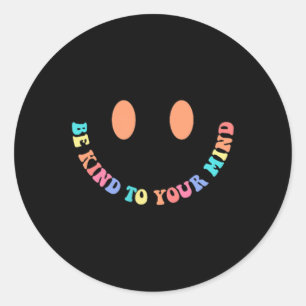 Sticker Rond Santé mentale super S 2 Sensibilisation à la santé