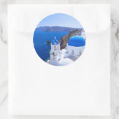 Sticker Rond Santorin (Sac)