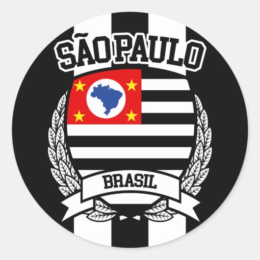 Sticker Rond São Paulo (Devant)