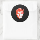 Sticker Rond Sarah Satan (Sac)