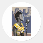 Sticker Rond Sarah Vaughan (Devant)
