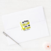 Sticker Rond Sarcoma JAUNE POUR MON MEILLEUR AMI 37 (Enveloppe)