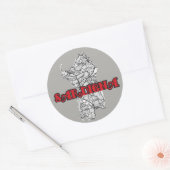 Sticker Rond Sardaigne (Enveloppe)