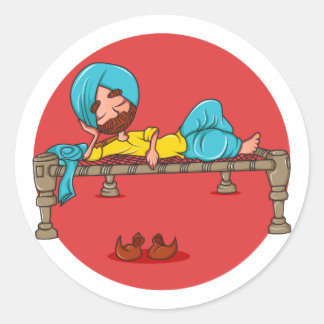 Sticker Rond Sardar Ji