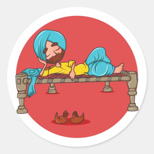 Sticker Rond Sardar Ji (Devant)