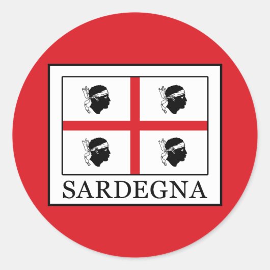 Sticker Rond Sardegna (Devant)