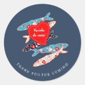 Sticker Rond Sardines portugaises (Devant)