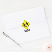 Sticker Rond Sasquatch (Enveloppe)