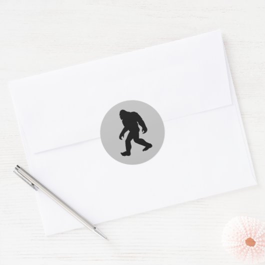 Sticker Rond Sasquatch (Enveloppe)