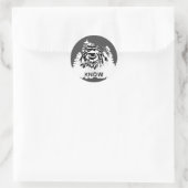 Sticker Rond Sasquatch (Sac)
