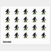 Sticker Rond Sasquatch de Pâques (Feuille)