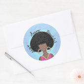 Sticker Rond Sassy (Enveloppe)