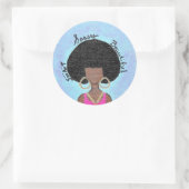 Sticker Rond Sassy (Sac)