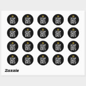 Sticker Rond Sassy depuis la naissance Fabuleuse Reine Annivers (Feuille)