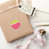 Sticker Rond Sassy Zebra (Cadeaux)