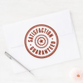Sticker Rond Satisfaction garantie (Enveloppe)
