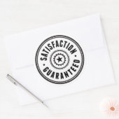 Sticker Rond Satisfaction garantie (Enveloppe)