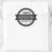 Sticker Rond Satisfaction garantie (Sac)